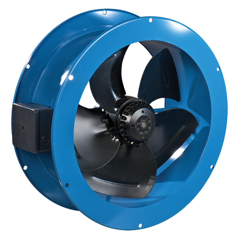Vents VKF 4E 400 - Low pressure axial fans in the steel casing with for wall mounting