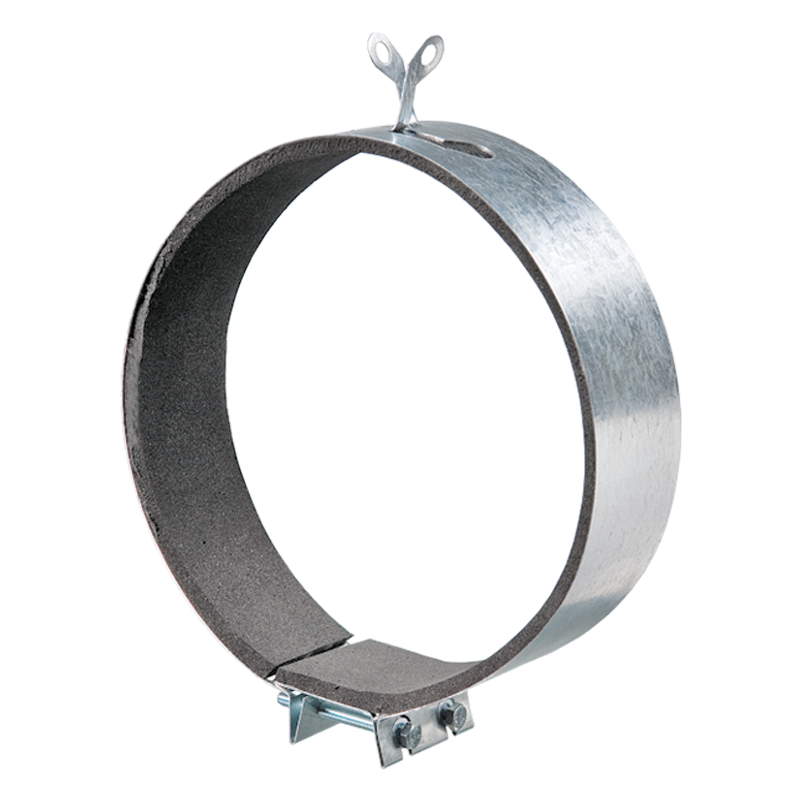 Vents CZ 150 - The quick-release clamp is designed for quick and reliable connection of spigots and round-section ventilation system elements