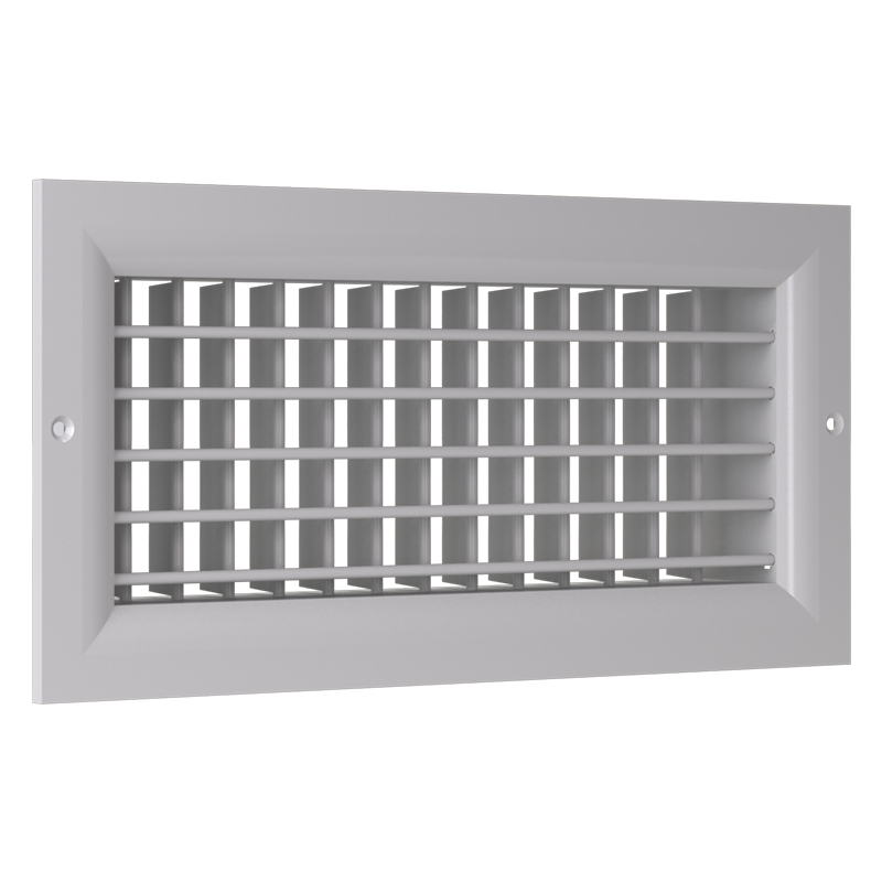 Vents DR 1000x900 - Double-row ventilation grille with adjustable louvres