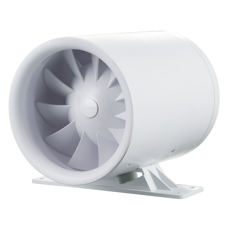Vents Quietline-k 125 - Brand new low-noise axial inline fans, for exhaust or supply ventilation with superior capacity