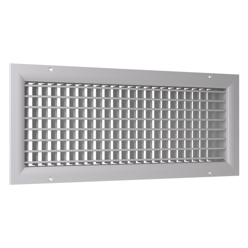 Vents DR 900x550 - Double-row ventilation grille with adjustable louvres