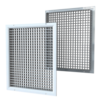 Gitter aus Metall - HVAC-Gitter - Vents DR 100x100