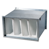 For rectangular ducts - Filter-boxes - Series Vents FBK (rectangular)