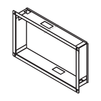 Zubehör für brandschutzklappen - Brandschutzzubehör - Series Vents RM mounting frame