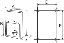 Vents RSA5E-7,5-T - Dimensions