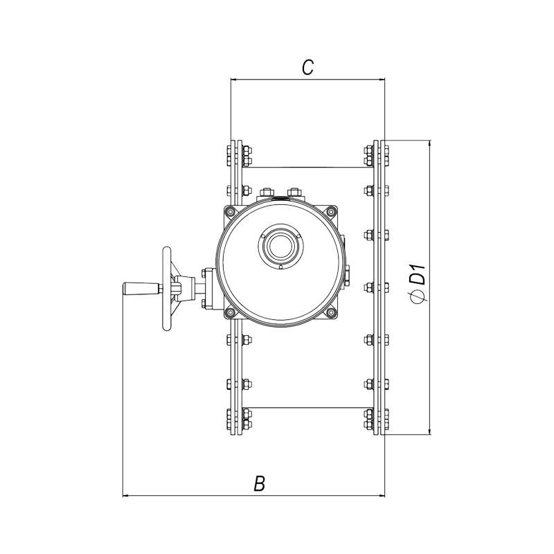 Vents GKE-400 - Dimensions