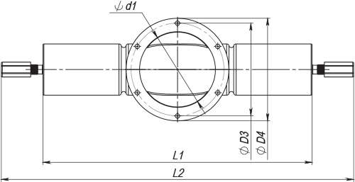 Vents GKP-150x100x100 - Dimensions