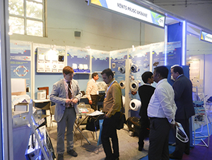 VENTS at the ACREX India 2014 exhibition in New Delhi, India