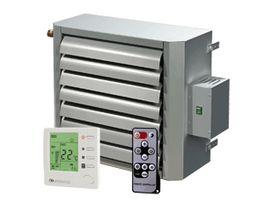 New AOW air heating (cooling) unit model equipped with automation