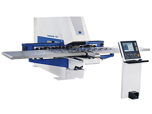 A new numerically controlled punching machine TRUMPF TruPunch 1000 in the VENTS metal processing workshop