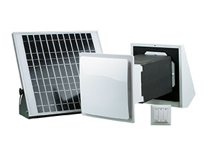 New! Eco ventilator TwinFresh Solar with a solar panel