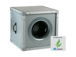 New! Sound-insulated VS EC fans with energy-efficient EC motors