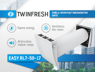 TwinFresh Easy RL7-50-17: no-frills single-room ventilators that get the job done