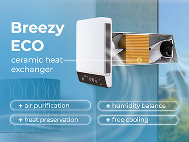 Breezy ECO: maximum comfort with minimum power consumption