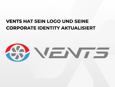 Vents hat sein Logo und seine Corporate Identity aktualisiert