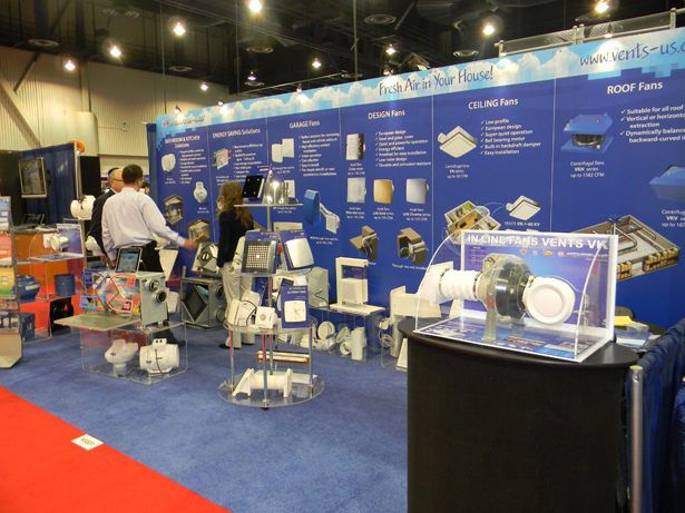 VENTS showed new climatic equipment at the exhibition AHR EXPO-2011,  Las Vegas, USA  