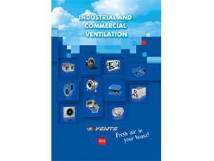 New VENTS catalogue revision. Industrial and commercial ventilation 2013