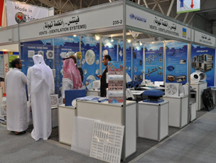 Vents at the exhibition «Saudi Aircon / Elenex / Luminex 2011» (Kingdom of Saudi Arabia)