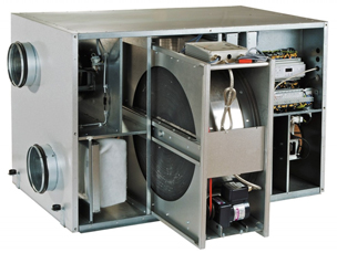 Air handling units with rotary heat exchanger VUT R