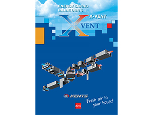 New catalogue for X-VENT energy-efficient duct air handling units