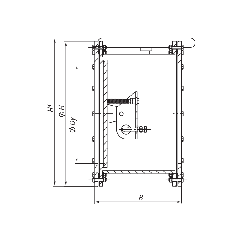 Vents GK-400 - Dimensions