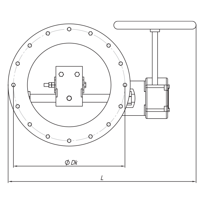 Vents GK-400 - Dimensions
