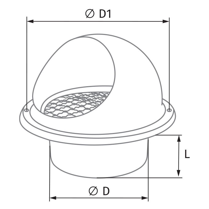 Vents MVM 152 bVs N - Dimensions