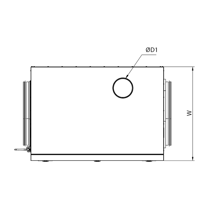 Vents VUER 701 H EC L A21 - Dimensions