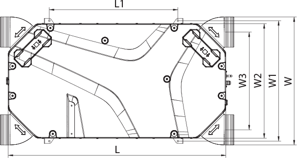 Vents Enave-C 150 P A14 - Dimensions