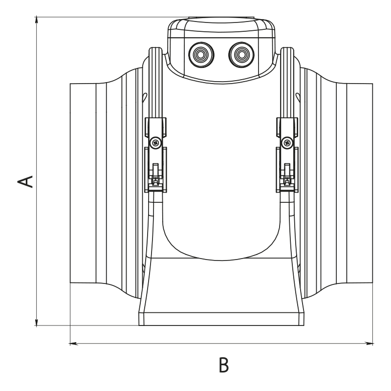 Vents Boost 200 R - Abmessungen