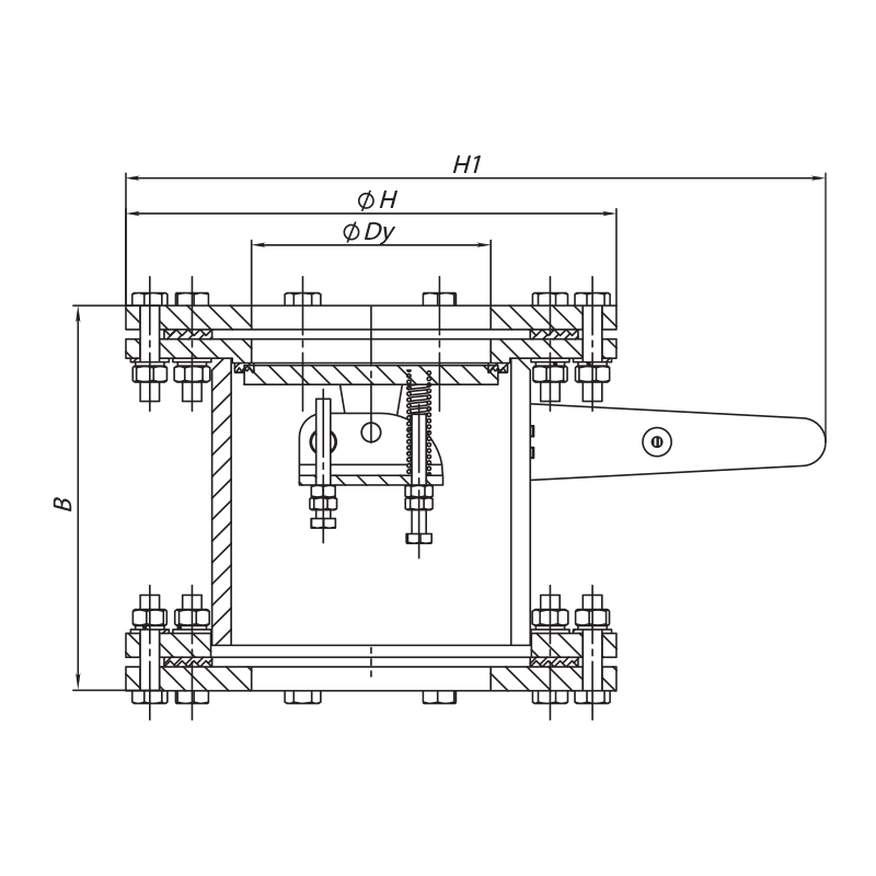 Vents GK-150 - Dimensions