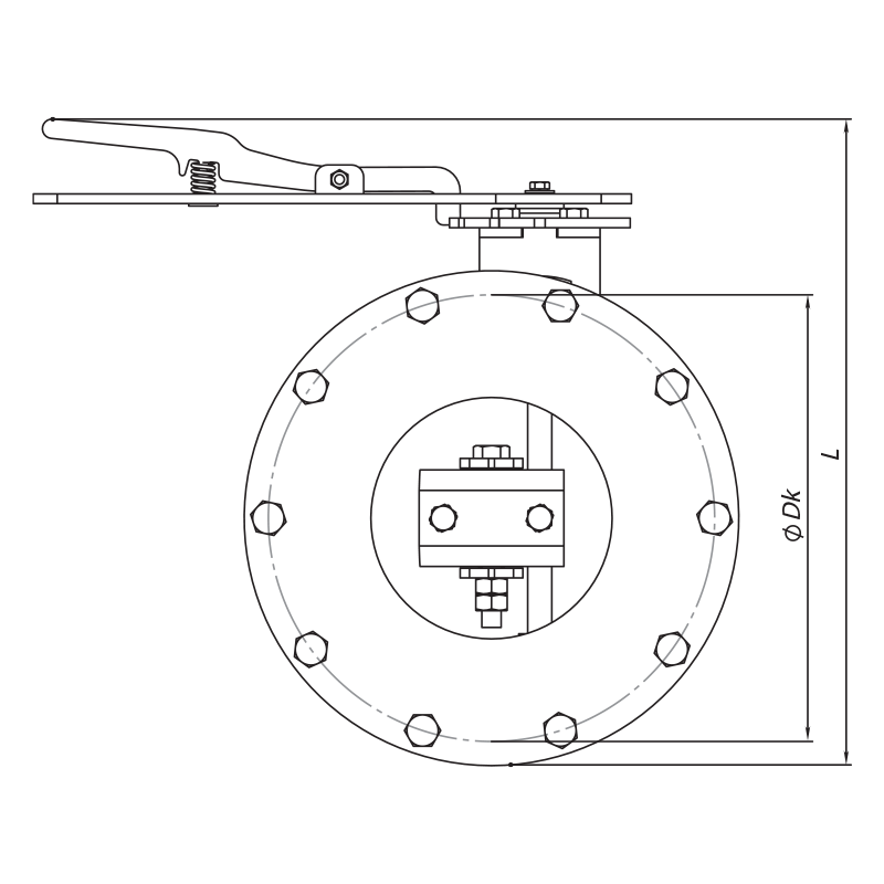 Vents GK-150 - Dimensions