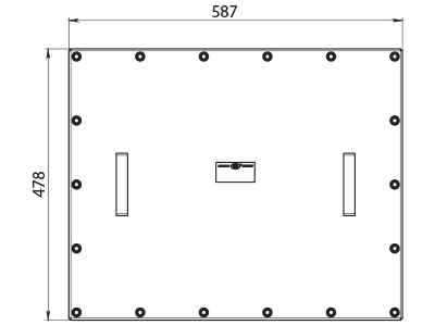 Vents KZF-DN300 - Dimensions