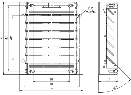 Vents UZR-595x649 - Dimensions