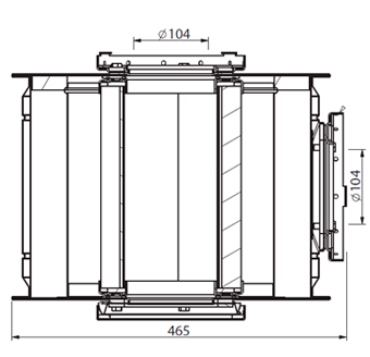 Vents AFU-RC-100 - Dimensions