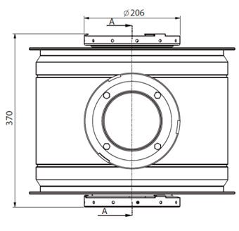 Vents AFU-RC-100 - Dimensions