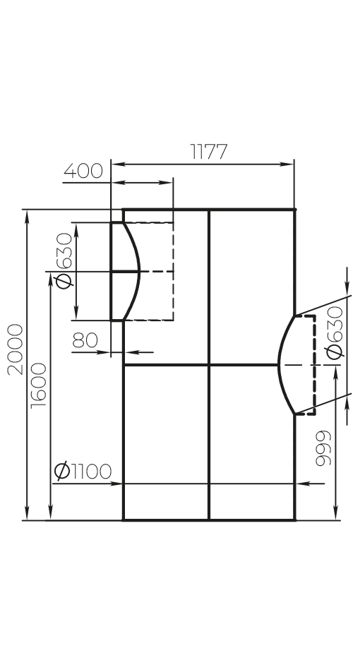 Vents RK-2.0-H - Dimensions