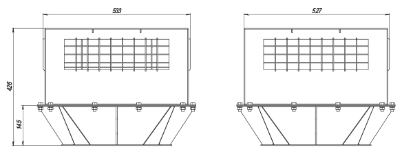 Vents KPZ-M-DN300 - Dimensions