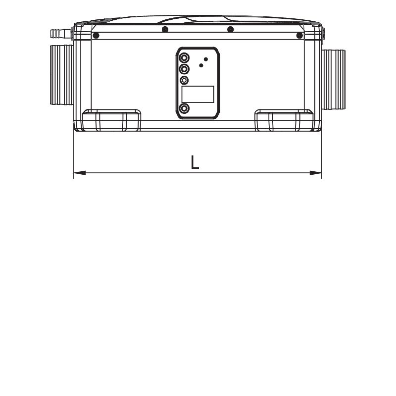 Vents Enave-CT 100 P A14 R - Dimensions