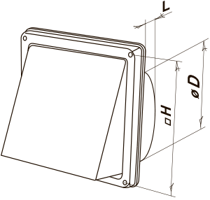 Vents MVM 122 V N - Dimensions