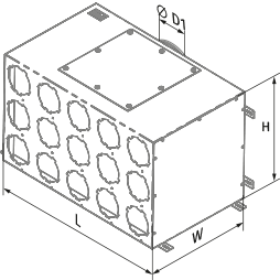 Vents FlexiVent 1002200/90x15 - Dimensions