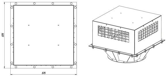 Vents KPZ-M-DN300 - Dimensions