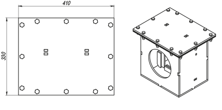 Vents KZR-S-DN180 - Dimensions