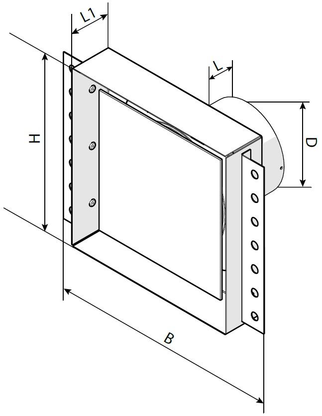 Вентс 100 Стоун турбо - Размеры