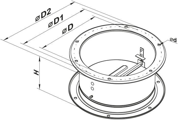 Vents KKV 250-315 - Dimensions