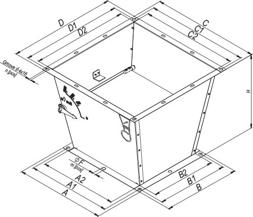 Vents VV-P6 - Dimensions