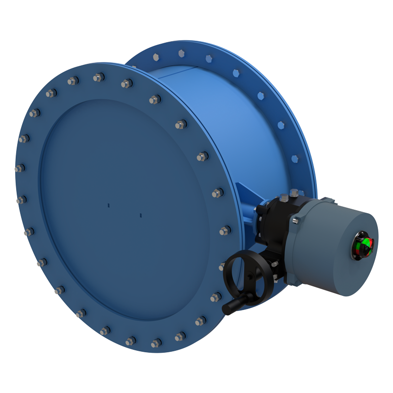 Vents GKE-400 - Airtight ventilation valve with an electric actuator