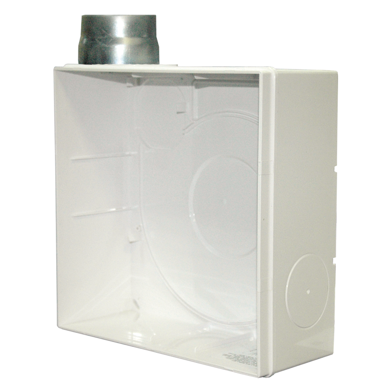 Vents KVK-P 80 - Plastic casing with fire-retarding damper for ventilation unit VNV-1 80