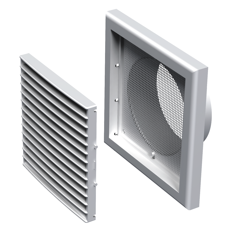Vents MV 121 Vs - Supply and exhaust plastic grilles