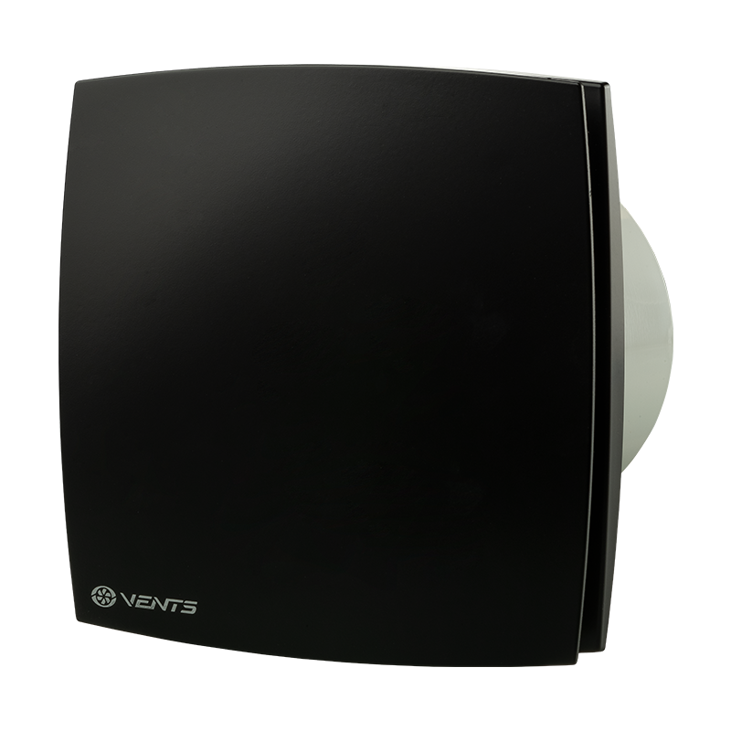Vents 150 LD Black - Axial decorative fans for extract ventilation with panels